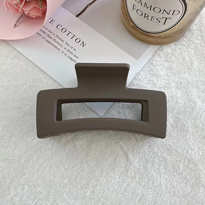 1buc Agrafe de păr pătrate Fashion Kpop Doamnelor Gheare de păr Benzile minimaliste Accesorii de păr Livrare directă