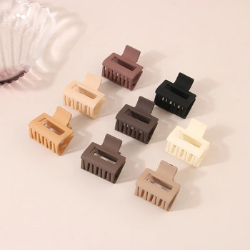 Корейски малък размер пластмасови щипки за коса Жени Момичета Модни щипки за коса Сладка шнола от раци Шнола Fashoin Орнамент Аксесоари за коса
