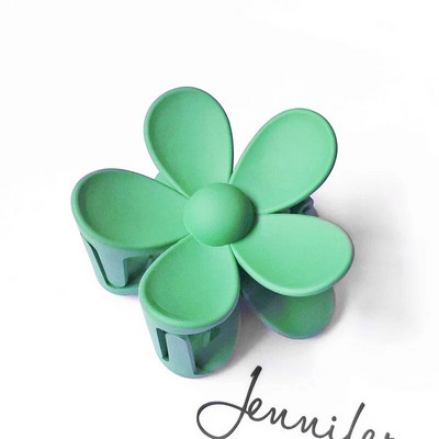 Nagy virágos karmos kapcsok női vastag hajú lányoknak Dasiy erős tartású matt hajbilincsek Fejfedők Barrette hajtartozékok