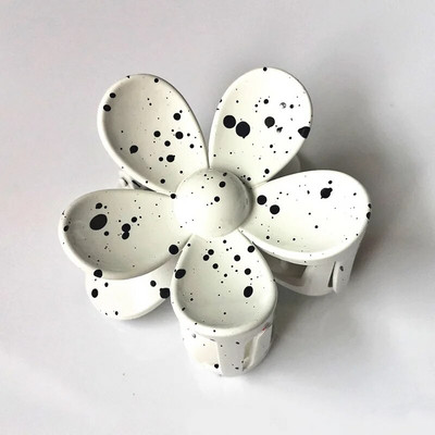 Nagy virágos karmos kapcsok női vastag hajú lányoknak Dasiy erős tartású matt hajbilincsek Fejfedők Barrette hajtartozékok