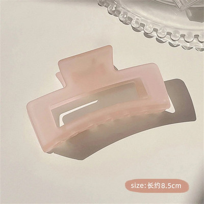 Καλοκαιρινά νύχια τρίχας καρχαρίας Δυνατά αντιολισθητικά ρετρό ακρυλικό μεγάλου μεγέθους γεωμετρικά κλιπ για σαγόνι σταυρό Γυναικεία κορίτσια Καθημερινά καλύμματα κεφαλής