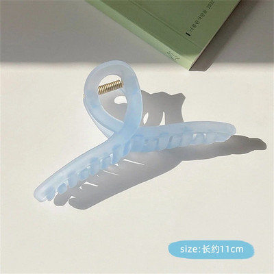 Καλοκαιρινά νύχια τρίχας καρχαρίας Δυνατά αντιολισθητικά ρετρό ακρυλικό μεγάλου μεγέθους γεωμετρικά κλιπ για σαγόνι σταυρό Γυναικεία κορίτσια Καθημερινά καλύμματα κεφαλής