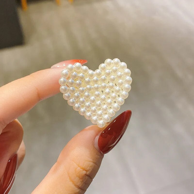 Nauji maži perlai, akriliniai plaukų žnyplių segtukai, mažo dydžio makiažo plaukų formavimo juostelės moterims, mielos mini žnyplės plaukų aksesuarai