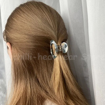 Ацетатна щипка за коса за жени Момичета Мини леопардови щипки за коса Шик щипка за коса Шноли Раци Фиби Скоба Аксесоари за коса