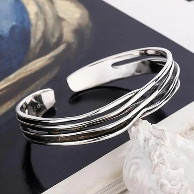 Design creativ Gravura Deschidere cu pene Brățară reglabilă Moda bărbați Bijuterii ocazionale Aniversare Cadou de vacanță