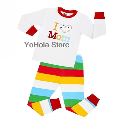 Pijamale băieți Pijama Copii Fete Seturi de pijamale din bumbac Motociclete Lenjerie de noapte pentru copii Lenjerie de noapte pentru copii Îmbrăcăminte de primăvară cu mânecă lungă