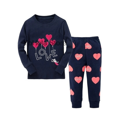 Pijamale băieți Pijama Copii Fete Seturi de pijamale din bumbac Motociclete Lenjerie de noapte pentru copii Lenjerie de noapte pentru copii Îmbrăcăminte de primăvară cu mânecă lungă