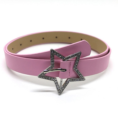 Cureaua pentru copii din piele artificială pentru copii, drăguț, cu inimă de piersică, cu cataramă, curele pentru fete.