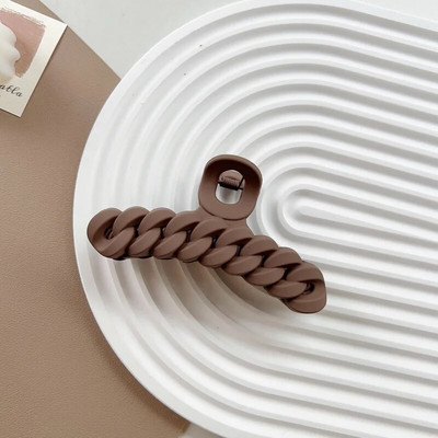 Agrafe de păr de lux cu coadă de cal mare pentru femei Agrafe cu gheare coreeane Păr gros Culori uscate Agrafe cu gheare de crab Accesorii pentru păr pentru femei