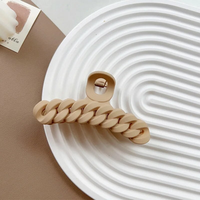 Agrafe de păr de lux cu coadă de cal mare pentru femei Agrafe cu gheare coreeane Păr gros Culori uscate Agrafe cu gheare de crab Accesorii pentru păr pentru femei