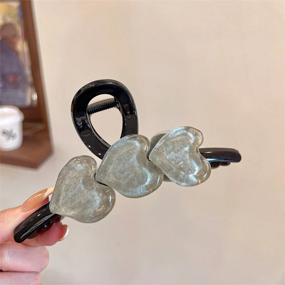 Νέα Κορεάτικη μοντέρνα σχεδίαση 2023 Γυναικεία μπουφάν με φουρκέτα σε χρώμα ζελατίνα Νύχια μαλλιών Y2k για κορίτσια με ψηλή αλογοουρά