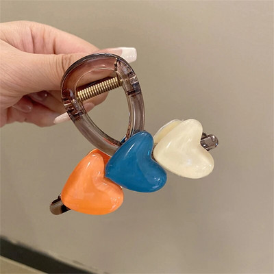 Νέα Κορεάτικη μοντέρνα σχεδίαση 2023 Γυναικεία μπουφάν με φουρκέτα σε χρώμα ζελατίνα Νύχια μαλλιών Y2k για κορίτσια με ψηλή αλογοουρά