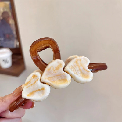 Νέα Κορεάτικη μοντέρνα σχεδίαση 2023 Γυναικεία μπουφάν με φουρκέτα σε χρώμα ζελατίνα Νύχια μαλλιών Y2k για κορίτσια με ψηλή αλογοουρά