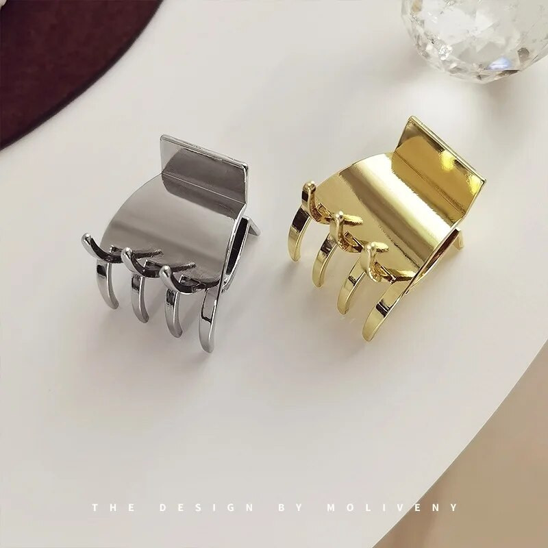 Ženska metalna kopča Kandža za kosu Elegantne zlatne vintage kopče za kosu Traka za glavu Ukosnica za kosu Dodaci za kosu Modna pokrivala Poklon