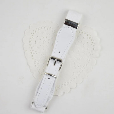 divatos gyerek cukorka öv lányok/fiúk rugalmas deréköv gyerek Pu bőr kiváló minőségű fehér/piros pántos övek