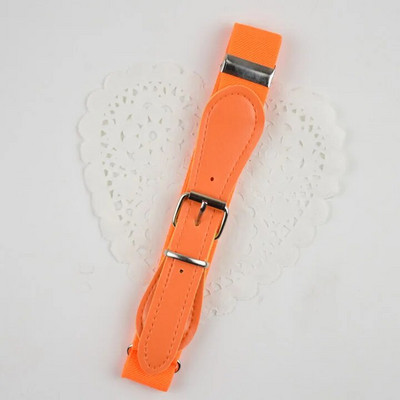 divatos gyerek cukorka öv lányok/fiúk rugalmas deréköv gyerek Pu bőr kiváló minőségű fehér/piros pántos övek