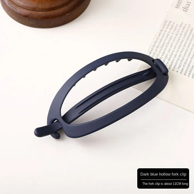 Noua clemă de par pentru ciocan de rață de dimensiuni mari, din Coreea, agrafă de păr pentru partea superioară, cu disc, cleme de păr din plastic, pentru femei, machiaj, accesorii pentru păr