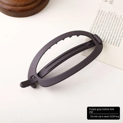 Noua clemă de par pentru ciocan de rață de dimensiuni mari, din Coreea, agrafă de păr pentru partea superioară, cu disc, cleme de păr din plastic, pentru femei, machiaj, accesorii pentru păr