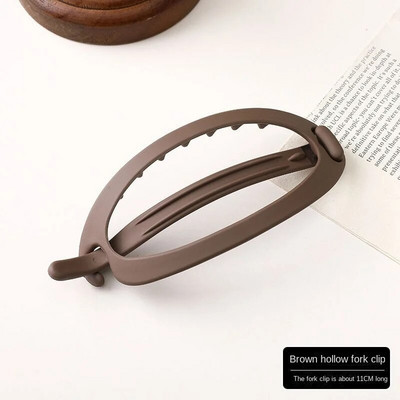 Noua clemă de par pentru ciocan de rață de dimensiuni mari, din Coreea, agrafă de păr pentru partea superioară, cu disc, cleme de păr din plastic, pentru femei, machiaj, accesorii pentru păr