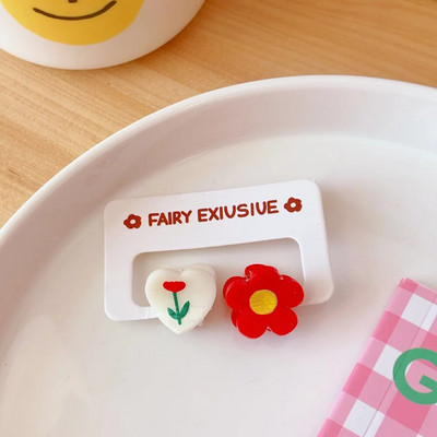 2 kom. Mini slatke dječje kandže za kosu Ljeto Kawaii crtani šiške Ukosnica za djevojčice Cvjetne kandže za kosu Dodaci za kosu za djevojčice