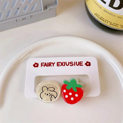 2 kom. Mini slatke dječje kandže za kosu Ljeto Kawaii crtani šiške Ukosnica za djevojčice Cvjetne kandže za kosu Dodaci za kosu za djevojčice