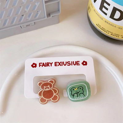 2 kom. Mini slatke dječje kandže za kosu Ljeto Kawaii crtani šiške Ukosnica za djevojčice Cvjetne kandže za kosu Dodaci za kosu za djevojčice