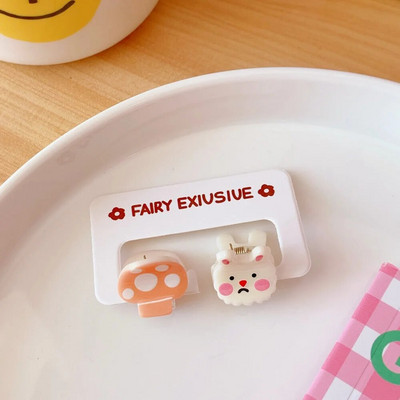 2 kom. Mini slatke dječje kandže za kosu Ljeto Kawaii crtani šiške Ukosnica za djevojčice Cvjetne kandže za kosu Dodaci za kosu za djevojčice