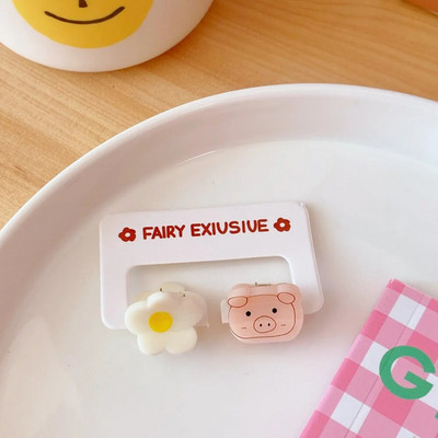 2 kom. Mini slatke dječje kandže za kosu Ljeto Kawaii crtani šiške Ukosnica za djevojčice Cvjetne kandže za kosu Dodaci za kosu za djevojčice