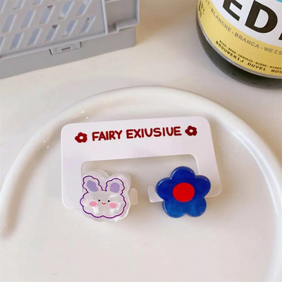 2 kom. Mini slatke dječje kandže za kosu Ljeto Kawaii crtani šiške Ukosnica za djevojčice Cvjetne kandže za kosu Dodaci za kosu za djevojčice