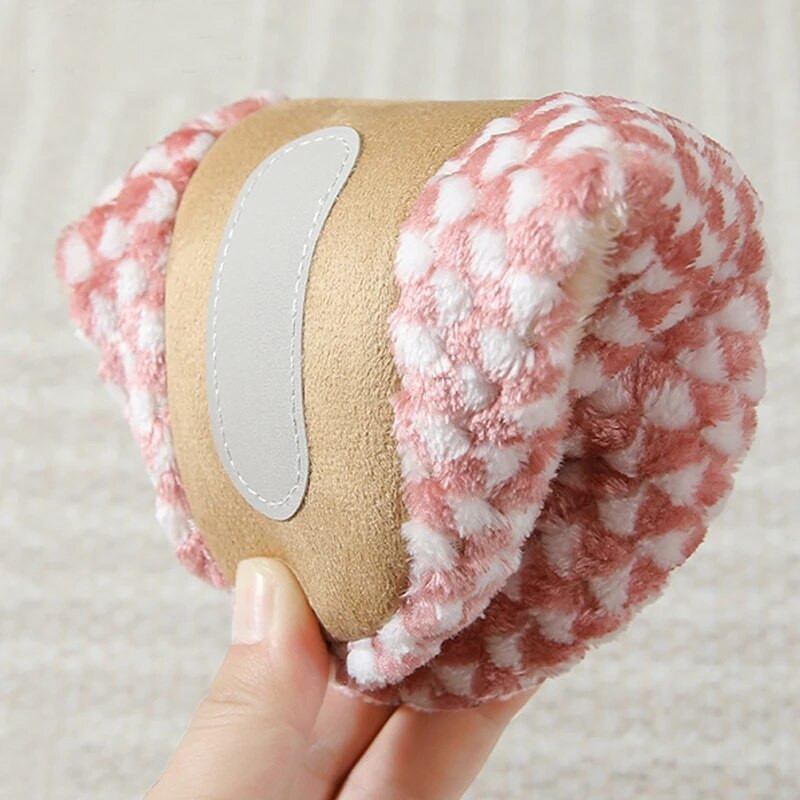 Γυναικείες παντόφλες χειμωνιάτικες γούνινες σαγιονάρες αθόρυβες παντόφλες κουκκίδα Γαμήλια παπούτσια Lovers Home Slipper Ζευγάρι Εσωτερικά αντιολισθητικά παπούτσια