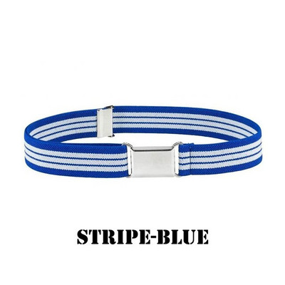 GLRSBUTY Dječji elastični remen Podesivi remen za malu djecu sa srebrnom četvrtastom kopčom Remeni za dječake i djevojčice za traperice