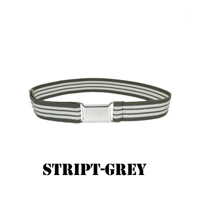 GLRSBUTY Dječji elastični remen Podesivi remen za malu djecu sa srebrnom četvrtastom kopčom Remeni za dječake i djevojčice za traperice