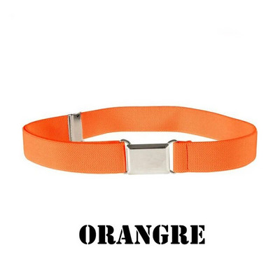 GLRSBUTY Dječji elastični remen Podesivi remen za malu djecu sa srebrnom četvrtastom kopčom Remeni za dječake i djevojčice za traperice