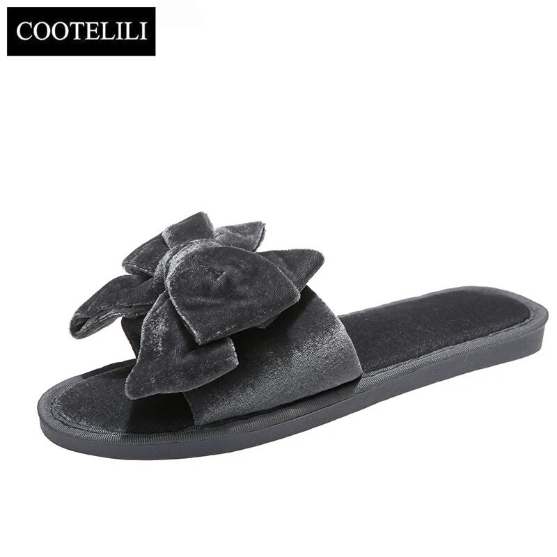 COOTELILI 2023 papuci de modă noi femei iarna menține cald pantofi pentru femei decoratiuni inimi cu pluș toc plat mărime 36-41