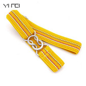 Cureaua pentru blugi Dungi de culoare caramelă 1 inch lățime Copii Copii Curea elastică în talie pentru băieți, fete, transport gratuit