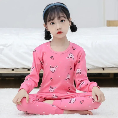 Toamnă Bumbac Băieți Lenjerie de dormit Copii Pijamale Copii Bebeluși Fete Pijamale Unicorn Desen animat Haine Costume Lenjerie de noapte Pijama Infantil