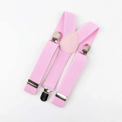 Cureaua pentru copii de culoare solidă pentru bebeluși, băieți, fete, bretele cu clips, bretele elastice pentru copii, reglabile