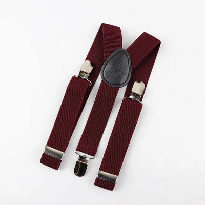 Cureaua pentru copii de culoare solidă pentru bebeluși, băieți, fete, bretele cu clips, bretele elastice pentru copii, reglabile