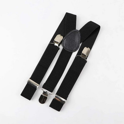 Cureaua pentru copii de culoare solidă pentru bebeluși, băieți, fete, bretele cu clips, bretele elastice pentru copii, reglabile