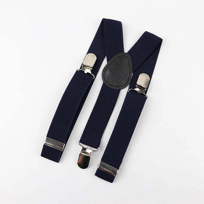 Cureaua pentru copii de culoare solidă pentru bebeluși, băieți, fete, bretele cu clips, bretele elastice pentru copii, reglabile