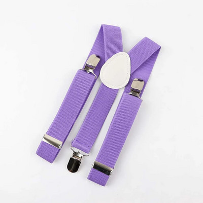 Cureaua pentru copii de culoare solidă pentru bebeluși, băieți, fete, bretele cu clips, bretele elastice pentru copii, reglabile