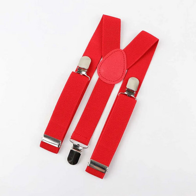 Cureaua pentru copii de culoare solidă pentru bebeluși, băieți, fete, bretele cu clips, bretele elastice pentru copii, reglabile