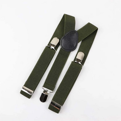 Cureaua pentru copii de culoare solidă pentru bebeluși, băieți, fete, bretele cu clips, bretele elastice pentru copii, reglabile