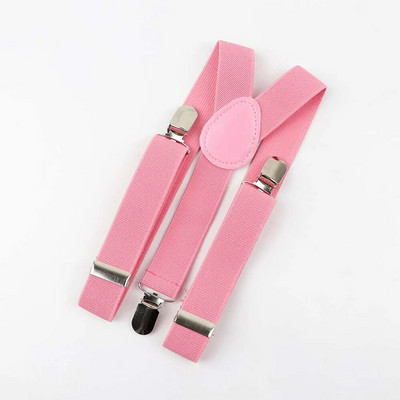 Cureaua pentru copii de culoare solidă pentru bebeluși, băieți, fete, bretele cu clips, bretele elastice pentru copii, reglabile