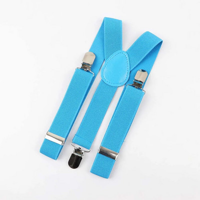 Cureaua pentru copii de culoare solidă pentru bebeluși, băieți, fete, bretele cu clips, bretele elastice pentru copii, reglabile