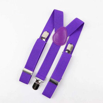Cureaua pentru copii de culoare solidă pentru bebeluși, băieți, fete, bretele cu clips, bretele elastice pentru copii, reglabile