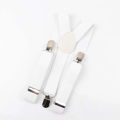 Cureaua pentru copii de culoare solidă pentru bebeluși, băieți, fete, bretele cu clips, bretele elastice pentru copii, reglabile
