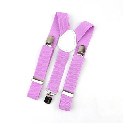 Cureaua pentru copii de culoare solidă pentru bebeluși, băieți, fete, bretele cu clips, bretele elastice pentru copii, reglabile