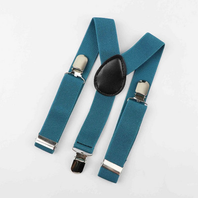 Cureaua pentru copii de culoare solidă pentru bebeluși, băieți, fete, bretele cu clips, bretele elastice pentru copii, reglabile