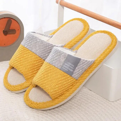 Lenjerie nouă de casă Papuci de casă pentru podea pantofi plati, șlapi de primăvară, toamnă, unisex, din bumbac, pantofi confortabili